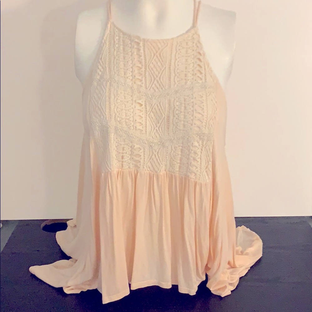 Pink Xhiliration Tank w/ Pace and Criss Cross Back